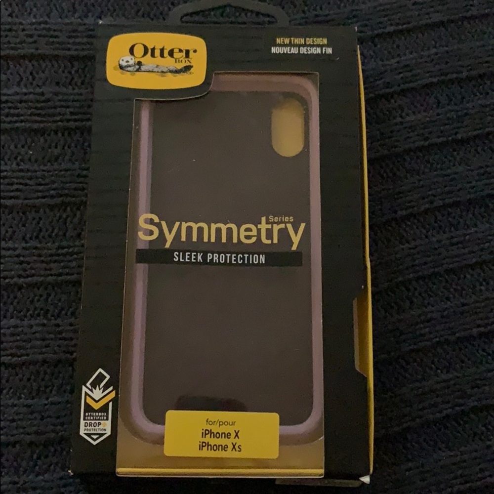 Purple otter box iPhone X/XS Case